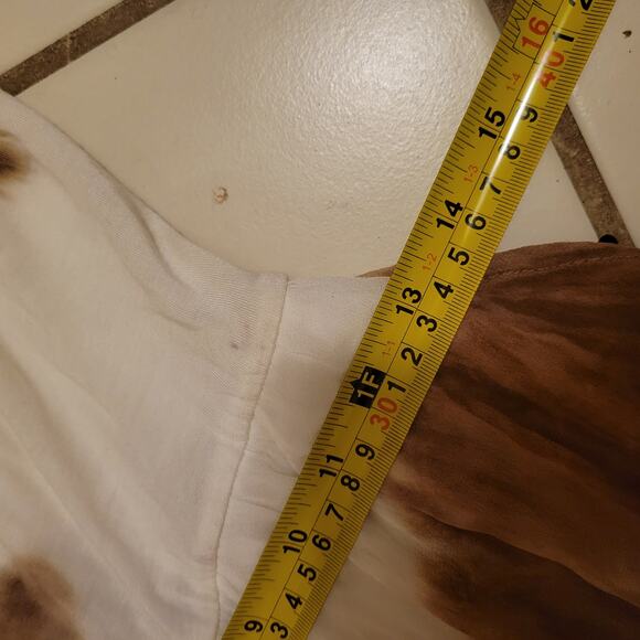 Young Fabulous and Broke Gauze Tie Dye Halter Pleated Maxi Dress Womens Medium - Picture 8 of 9